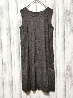 Theor Linen Rayon Sleeveless Dress